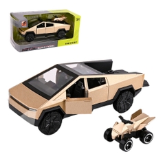 Mô Hình xe bán tải tesla hợp kim , tỉ lệ 1:36 - Dài 12cm - rộng 4.4cm - cao 5cm - SKU : oto-3617A - ( Vat : 003-01-35 )