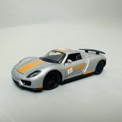 Mô Hình xe Ferrari xám vạch cam 1:36 Hợp kim có thể mở cửa - bánh sau chạy cót - Dài 12cm - rộng 5cm - cao 4cm nặng : 200gram - FULL BOX : box màu SKU : oto308 - N3-K9-T2-S1
