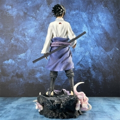 Mô Hình Naruto Sasuke dáng đứng siêu ngầu có base cao - 42cm - Nặng - 2000gram - Figure Naruto - Box xốp Hộp carton