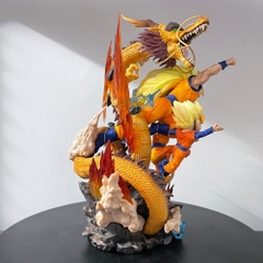 Mô hình DragonBall SonGoku Gohan Goten trạng thái chiến đấu - Cao 28cm -nặng 1500gram - Dragon Ball - Full Box N1-K37-T3-S8