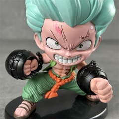 Mô Hình OnePiece Zoro AI chibi đấm bốc - cao 15cm - nặng 300gram - Hộp Màu - Figure One Piece - N1-K37-T3-S3