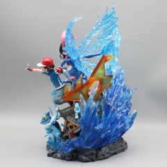 Hàng Cao Cấp -  Mô Hình Pokemon Satoshi bản cao cấp - Có led Đế - Cao : 30cm - Ngang : 33cm - Nặng : 2 kg - Figure pokemon - Full Box - N3-T5