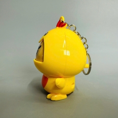 Móc Khoá mô hình shin đổi mặt cosplay gà vàng - cao : 8.5cm - figure shin - No Box - N3-T3