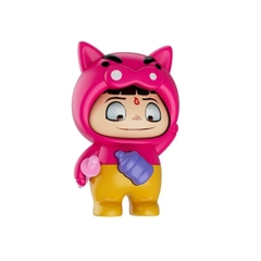 Móc Khoá mô hình Natra hiệp sĩ lợn hồng lì - cao : 9cm - figure shin - No Box