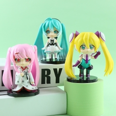 Mô Hình Hatsune Miku bộ 6 mô hình miku Bản A - Cao 9cm - nặng 300gram - Figure Miku - Bọc Túi - No Box - N3-K35-T1-S3