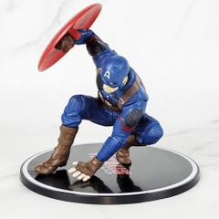 Mô Hình Avenger Captain America Đội Trưởng Mỹ - Cao 10cm - Rộng 13.5cm - Nặng 250gram - Figure Avenger - No Box : Bọc túi OPP - N1-K37-T1-S5