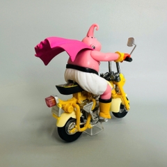 Mô Hình DragonBall mabu béo lái xe máy cao 12cm nặng 300g , Figure DragonBall - Hộp Màu - N1-K7-T3-S3