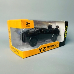 Mô Hình xe Tesla đen tỉ lệ 1:36 Hợp kim có thể mở cửa - bánh sau chạy cót - Dài 11cm - rộng 5cm - cao 5cm - nặng : 500gram - FULL BOX : box màu SKU : oto434 - K66-T2-S8