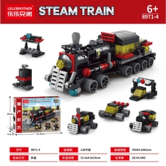 Đồ Chơi Lắp Ghép Lego Tàu Hoả (6 IN 1) - 118 hạt - Full Box - Sku : LG-8971-4 ( VAT 001-22-11 ) - K84-T2-S4