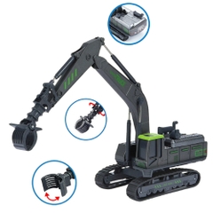 Mô Hình 4 loại Xe cần cẩu , chất liệu hợp kim và nhựa - Dài 23cm - rộng 8.5cm - cao 19cm - SKU : oto-YM702802 - ( VAT : 003-02-50b )