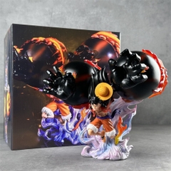 Mô Hình OnePiece luffy gear 4 nắm đấm to - cao 20cm - nặng 450gram - Figure One Piece - Hộp Màu - K13-T4-S6