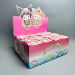 Vỏ Hộp mù 12 Kuromi màu hồng - blind box - cao : 10cm ngang : 29cm - figure kuromi N3
