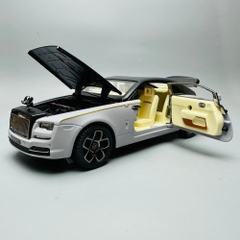 Mô Hình Xe rolls royce sữa mui đen 1:22 Hợp kim có thể mở cửa - bánh sau chạy cót - Có tiếng - đèn pha sáng - Dài 21cm - rộng 8cm - cao 6cm - nặng ~ 800gram - FULL BOX : box màu SKU : oto133 N3-k7-t2-s2