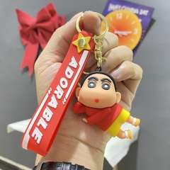 móc khóa shin nằm áo đỏ - Dây móc dài : 10cm - Mô Hình Cao : 6cm - Nặng : 50gram - No Box : bọc túi OPP n3-k18-t6-s2