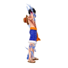 Mô hình OnePiece Luffy Haki hoa anh đào hiệu ứng xanh - Cao 24cm - nặng 180gram - Phụ kiện : Đế - Figure One Piece - No Box - K26-T1-S2