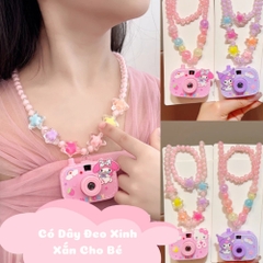 Dây Đeo Cổ Máy Ảnh Chiếu Hình Cute Kuromi Phát Sáng Xinh Xắn - Cao 5.8cm Dài : 5.4cm - Nặng : 50gram - boc túi - no box
