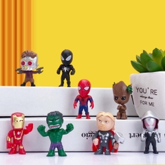 Mô Hình avenger bộ 26 siêu anh hùng - Cao 4cm - Nặng 200gram - No Box - Bọc Túi Opp