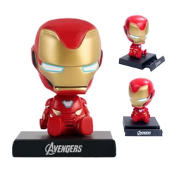 Mô Hình đồ chơi -  Người Sắt Lắc Đầu - Avengers - Bộ lắc đầu - Có Hộp Đẹp - Có Hộp Đẹp - N3-K24-T1-S3