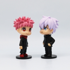 Mô Hình Jujutsu Kaisen bộ 8 chú thuật hồi chiến - Cao 9cm - nặng 200gram - bọc túi OPP - Figure anime Jujutsu Kaisen - Hộp Màu n3-k41-t4-s1
