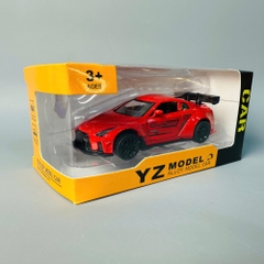 Mô Hình xe GTR đỏ tỉ lệ 1:36 Hợp kim có thể mở cửa - bánh sau chạy cót - Dài 11cm - rộng 5cm - cao 5cm - nặng : 500gram - FULL BOX : box màu SKU : oto429