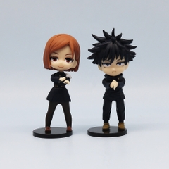 Mô Hình đồ chơi - JUJUTSU KAISEN bộ 6 nhân vật chú thuật hồi chiến Cao 3 - 9cm Nặng 250gram - No Box - Bọc túi OPP - N3-K43-T2-S2