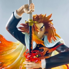 Mô Hình Kimetsu No Yaiba Viêm Trụ dáng đứng cầm kiếm - cao 30cm - nặng : 1300gram - Figure Thanh gươm diệt quỷ - Full Box - N1-K47-T5-S3