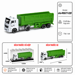 Xe Chở Hàng , chất liệu bằng hợp kim , có hộp meca trưng bày ,  tỉ lệ 1:64 - SKU: oto-95577-22F ( VAT : 103-01-25 ) - K154-T2-S1