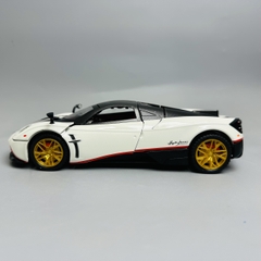 Mô Hình xe Pagani trắng tỉ lệ 1:24 Hợp kim có thể mở cửa - bánh sau chạy cót - Dài 21cm - rộng 9cm - cao 5cm - nặng : 1000gram - FULL BOX : box màu SKU : oto301 - K65-T4-S9