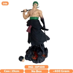 Mô Hình OnePiece zoro dáng đứng cầm kiếm siêu ngầu Cao : 19cm nặng : 400gram - One Piece - Bọc Túi Opp - No Box- K28-T1-S1 (B-5)
