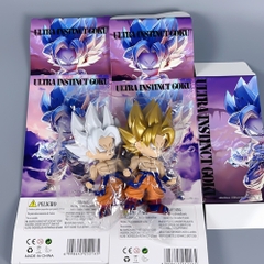 Mô Hình DragonBall Goku AI chibi tóc vàng dáng đứng - cao 16cm - nặng 200gram - Hộp Màu - Figure Dragonball N1-K54-T3-S1