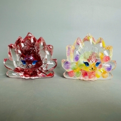 Mô hình charm hồ ly size to kích thước cao : 7.5cm nhiều màu decor siêu xinh - no box