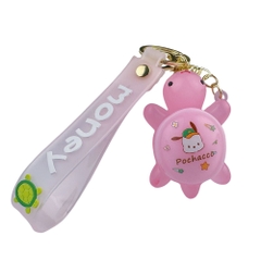 Móc khóa rùa hồng đậm - Dây móc dài : 10cm - Mô Hình Cao : 6cm - Nặng : 50gram - No Box - SKU: moc140 - (Vat: 88223-7) - K79-T5-S14