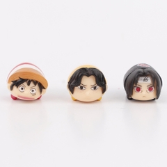 Mô Hình OnePiece và Naruto bộ 12 nhân vật chibi OnePiece và Naruto Cao : 2.5cm - Nặng : 110gram - Figure OnePiece và Naruto - No Box - N3-K42-T2-S2