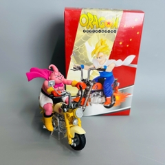 Mô Hình DragonBall mabu béo lái xe máy cao 12cm nặng 300g , Figure DragonBall - Hộp Màu - N1-K7-T3-S3