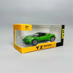 Mô Hình xe Maserati xanh lá 1:36 Hợp kim có thể mở cửa - bánh sau chạy cót - Dài 12cm - rộng 5cm - cao 4cm nặng : 200gram - FULL BOX : box màu SKU : oto310 - N3-K10-T5-S3