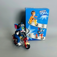 Mô Hình Tom and Jerry Mèo Tom lái xe máy cao 12cm nặng 300g - Tom and Jerry - Hộp Màu - N1-K18-T1-S3