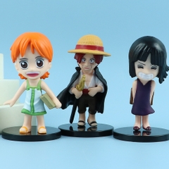 Mô Hình OnePiece bộ 12 nhân vật chibi OnePiece Blind Box - Cao : 7-9cm - Nặng : 200gram - Figure OnePiece - Hộp Màu n3-k59-t2-s3