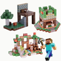 Đồ Chơi Khối Nam Châm Từ Tính Minecraft,Block Minecraft Nam Châm, Đồ Chơi Xây Dựng Cho Bé 1 Hộp 50 cái
