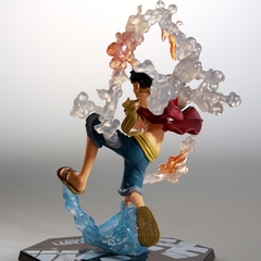 ( Hàng Đẹp) Mô hình Luffy gear 2 haki hàng đẹp đế có chữ - Bộ Fzero - ONE PIECE - No Box - F - 14