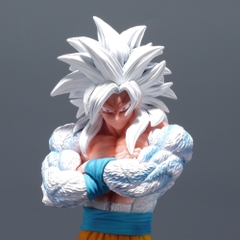 Mô Hình Songoku SSJ4 Tóc Trắng dáng đứng khoanh tay + đầu thay thế - Cao 31.5cm - Nặng 950gram - Box màu - Figure anime Dragon ball - K29-T1-S9
