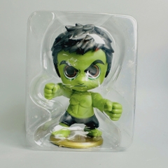 Mô Hình Avenger Hulk chibi Lắc Đầu Dáng Đứng - Cao 11cm - Nặng 150gram - Figure Avenger - Full Box - (VAT : G873-78) - K73-T4-S2