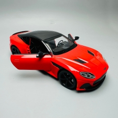 Mô Hình Xe aston martin đỏ 1:22 Hợp kim có thể mở cửa - bánh sau chạy cót - Có tiếng - đèn pha sáng - Dài 20cm - rộng 9cm - cao 6cm - nặng ~ 1000gram - FULL BOX : box màu SKU : oto141