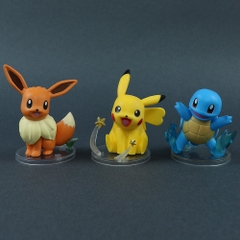 Hàng Cao Cấp -  Mô Hình POKEMON Bộ 6 Pokemon có đế - Cao 5-8cm - Nặng 600gram - Pokemon - No Box - Bọc Túi OPP