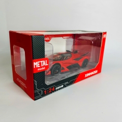 Mô Hình xe Apollp Project Evo đỏ tỉ lệ 1:24 Hợp kim có thể mở cửa - bánh sau chạy cót - Dài 20cm - cao 4.5cm - nặng 1000gram - Figure Oto - FULL BOX : box màu - SKU : oto407 n3-k12-t3-s4