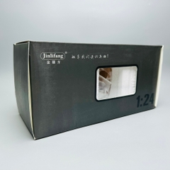 Mô Hình Xe cổ trắng 1:24 Hợp kim có thể mở cửa - bánh sau chạy cót - Có tiếng - đèn pha sáng - Dài 21.5cm - rộng 8cm - cao 6cm - nặng ~ 1000gram - FULL BOX : box màu SKU : oto146