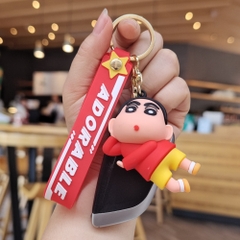 móc khóa shin nằm áo đỏ - Dây móc dài : 10cm - Mô Hình Cao : 6cm - Nặng : 50gram - No Box : bọc túi OPP n3-k18-t6-s2