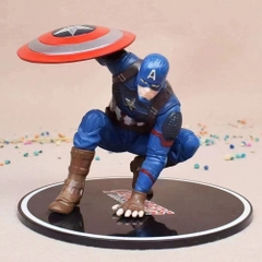 Mô Hình Avenger Captain America Đội Trưởng Mỹ - Cao 10cm - Rộng 13.5cm - Nặng 250gram - Figure Avenger - No Box : Bọc túi OPP - N1-K37-T1-S5