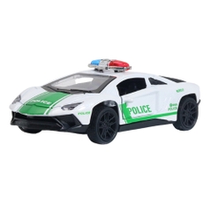 Mô Hình xe Oto đua cảnh sát hợp kim , tỉ lệ 1:43 - Dài 10.5cm - rộng 4.5cm - cao 2.6cm- SKU : oto-4313A - ( Vat : 003-01-20 )