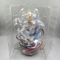 Mô Hình OnePiece luffy gear 5 Trạng thái chiến đấu và đấm đất siêu ngầu cao 23cm nặng 830g , Figure OnePiece - Full Box - N1-K34-T5-S2