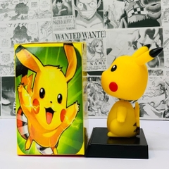 Mô Hình Pokemon Pikachu lắc đầu - Bộ lắc đầu - Có Box màu - N3-K25-T2-S1